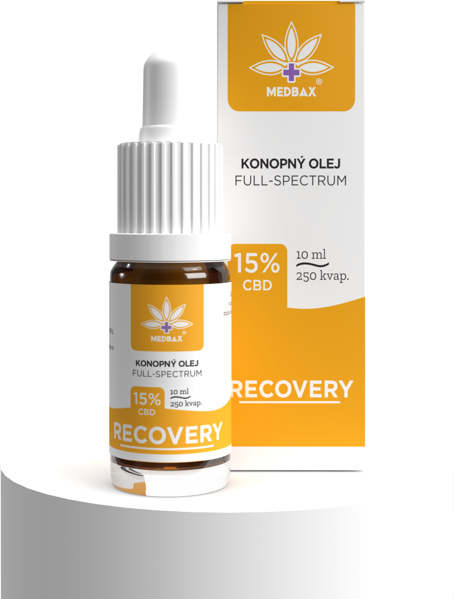 MEDBAX® Konopný Olej Recovery 10ml