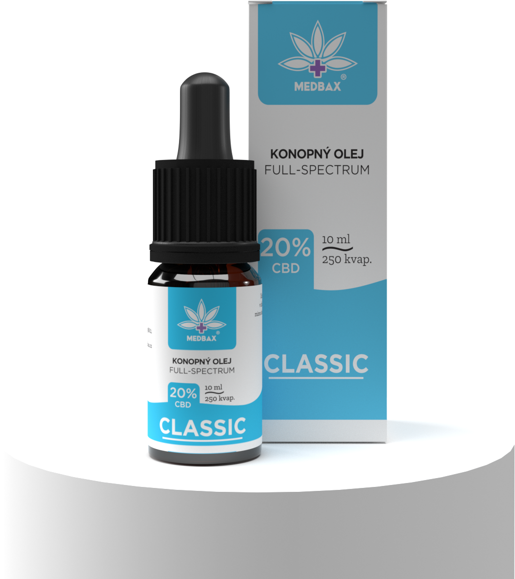 MEDBAX® Konopný Olej Classic 20%