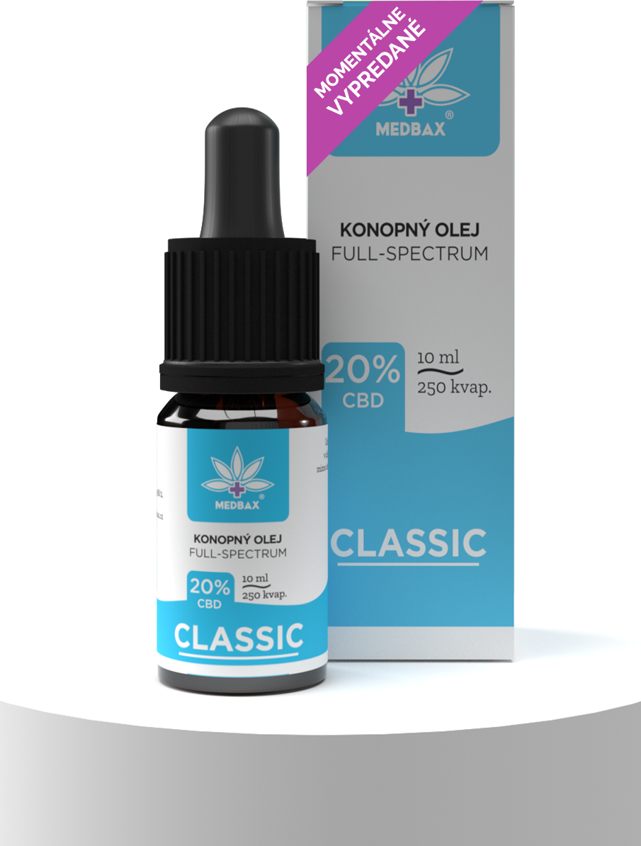 MEDBAX® Konopný Olej Classic 20%