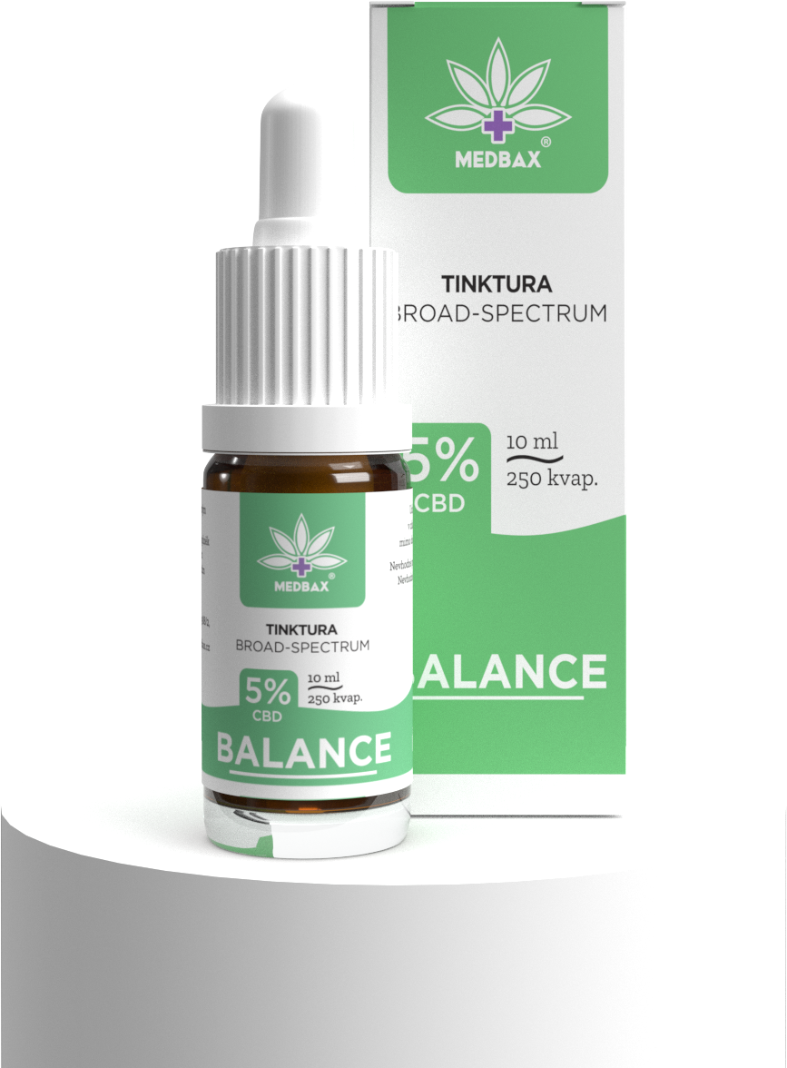 MEDBAX® Konopná Tinktúra Balance 10ml