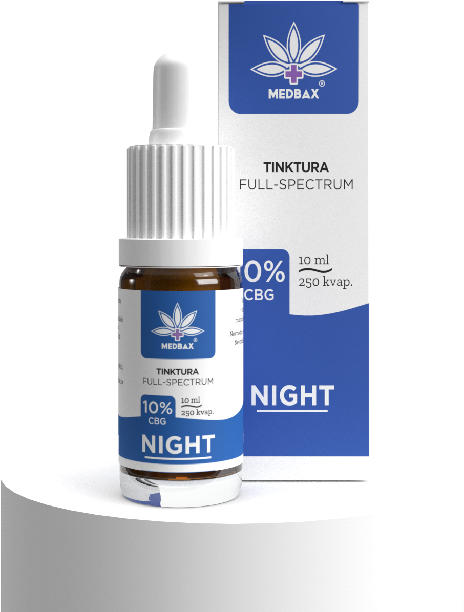 MEDBAX® Konopná Tinktúra Night 10ml