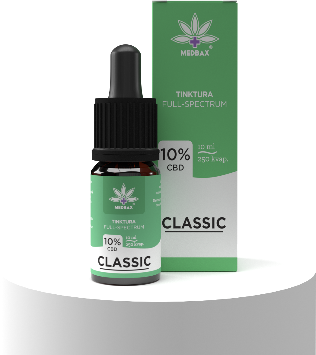 MEDBAX® Konopná Tinktúra Classic 10ml